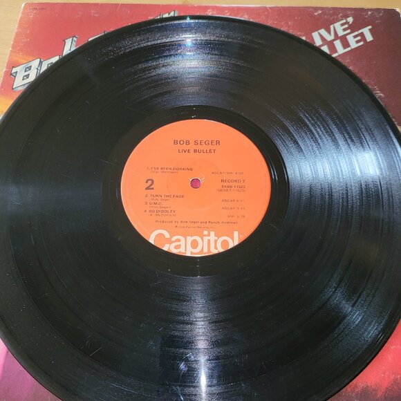 BOB SEGER Live Bullet Double LP Vinyl 1976 Capitol Records SKBB-11523 Rock LP6 - Picture 15 of 16
